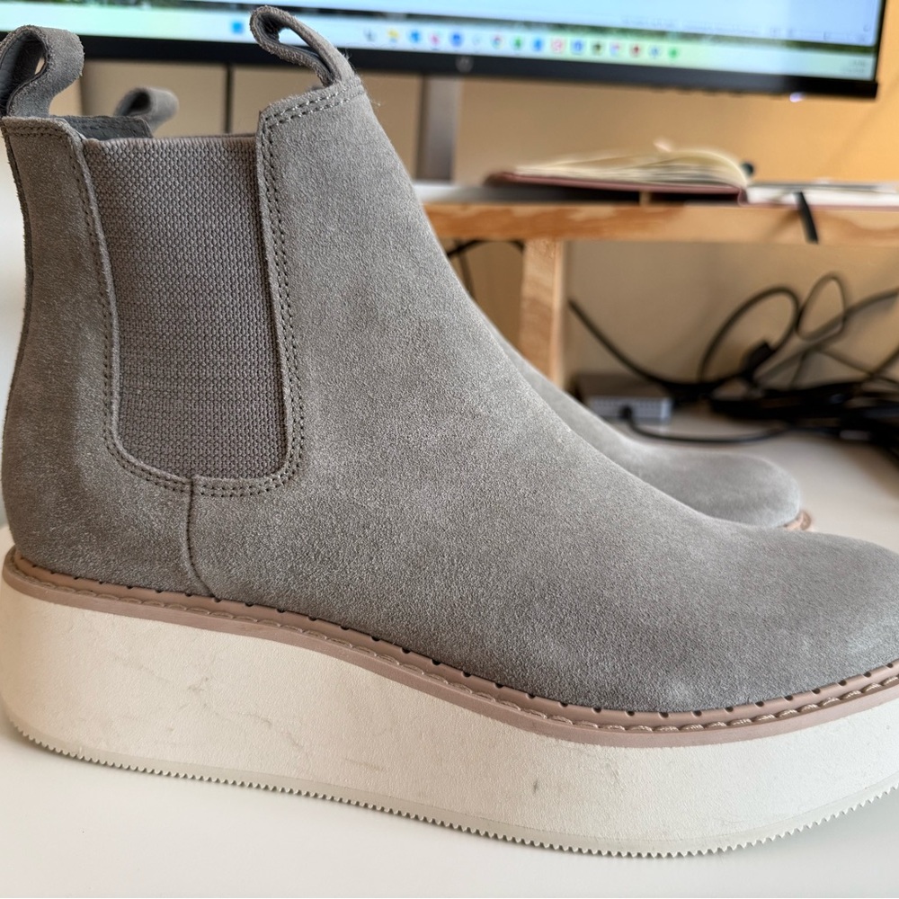 Dolce Vita Women’s Gray Platform Boots from Anthropologie 8.5